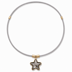 Choker Imantado Astral con estrella de cristal - Alma de Plata