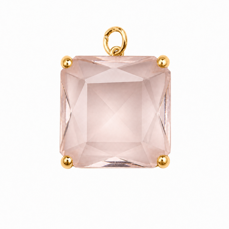 Charm Eclat de cristal facetado - Alma de Plata