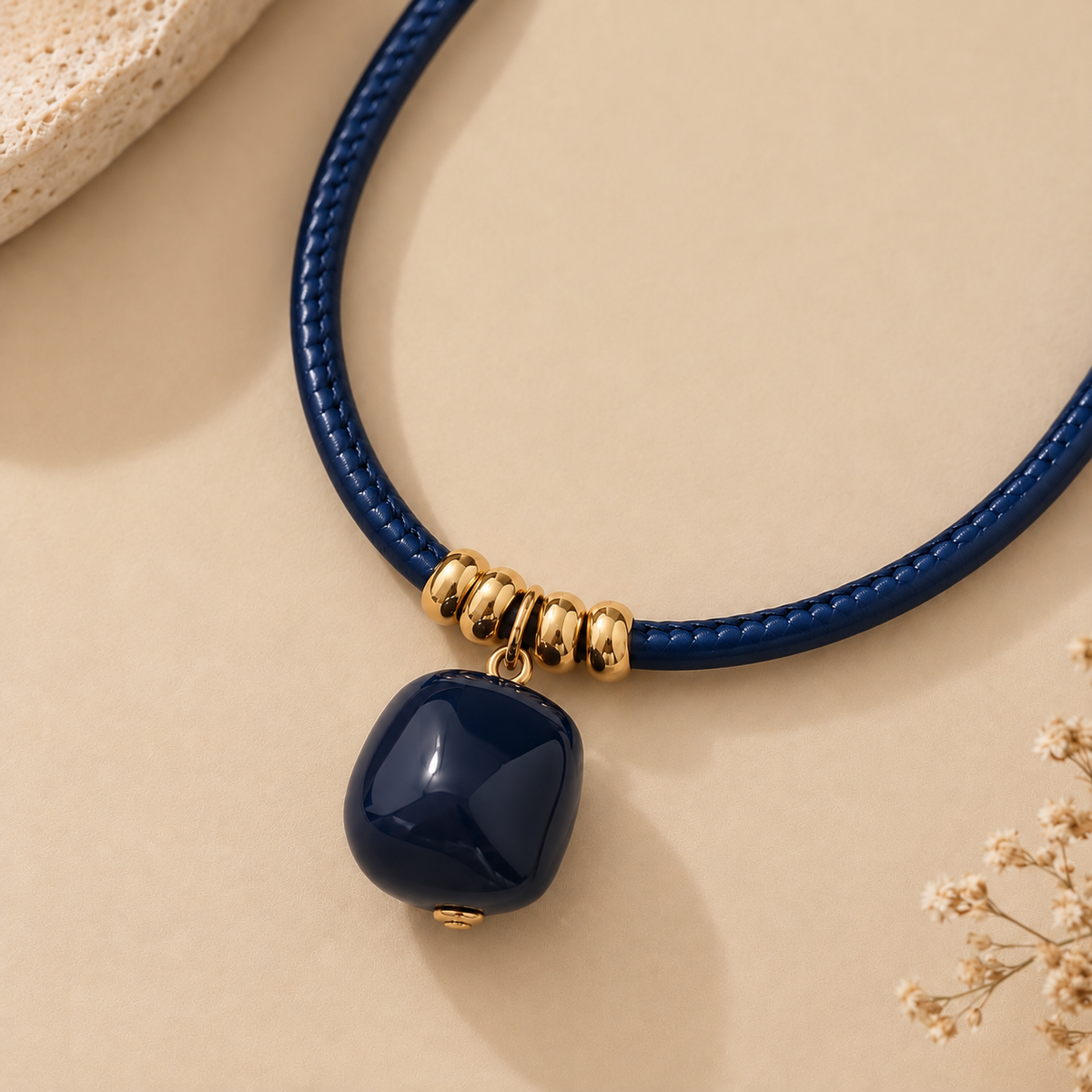 COLLAR PIEDRA GRANA