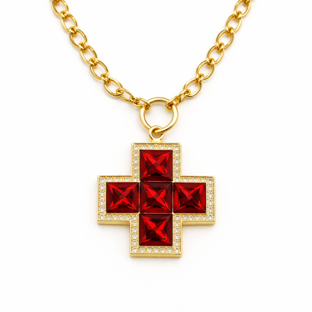 MILAN CROSS NECKLACE