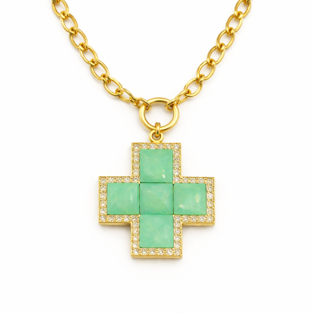 MILAN CROSS NECKLACE