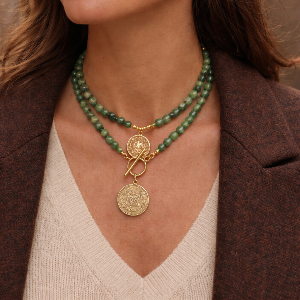 COLLAR MEDALLA MARINA