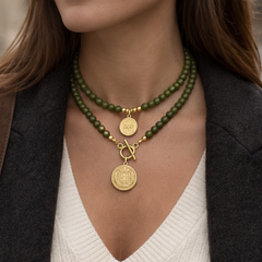 COLLAR MEDALLA MARINA