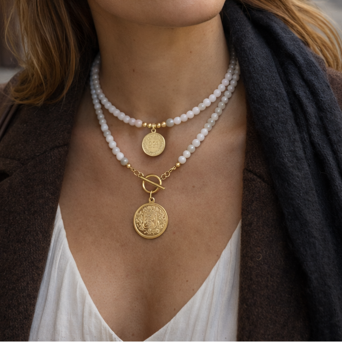 COLLAR MEDALLA MARINA