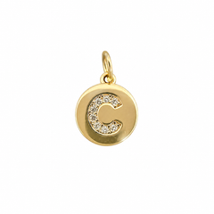 Zirconia Initial Charm