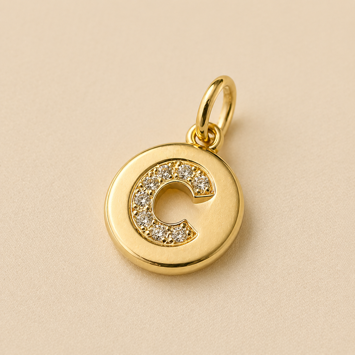 Zirconia Initial Charm