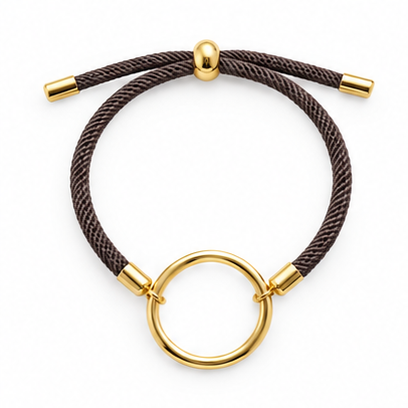 PULSERA CIRCULO DORADO