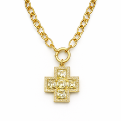 MILAN CROSS NECKLACE