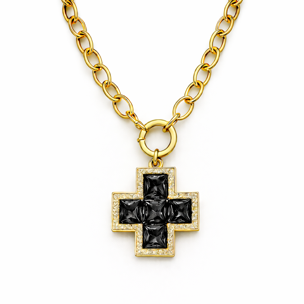 MILAN CROSS NECKLACE