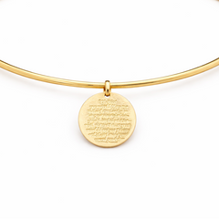 CHOKER MEDALLA OVAL